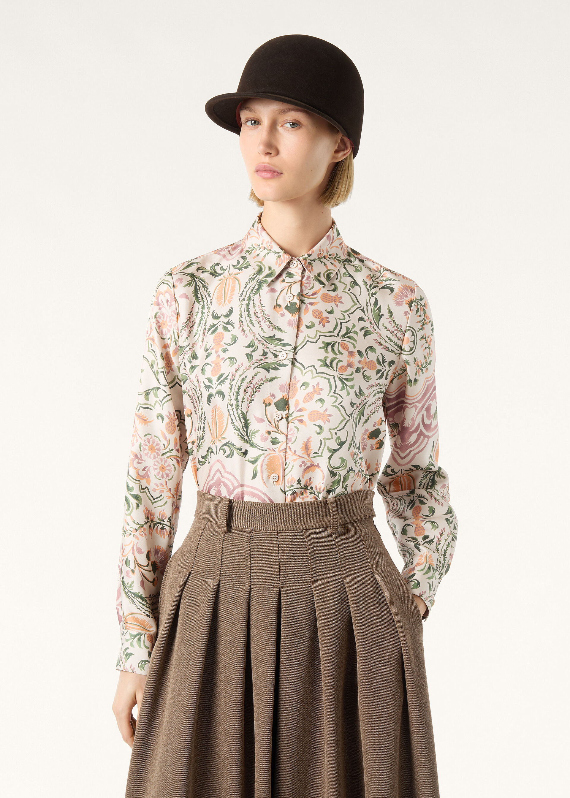 CLARISSA SHIRT LILIBETH SILK TWILL