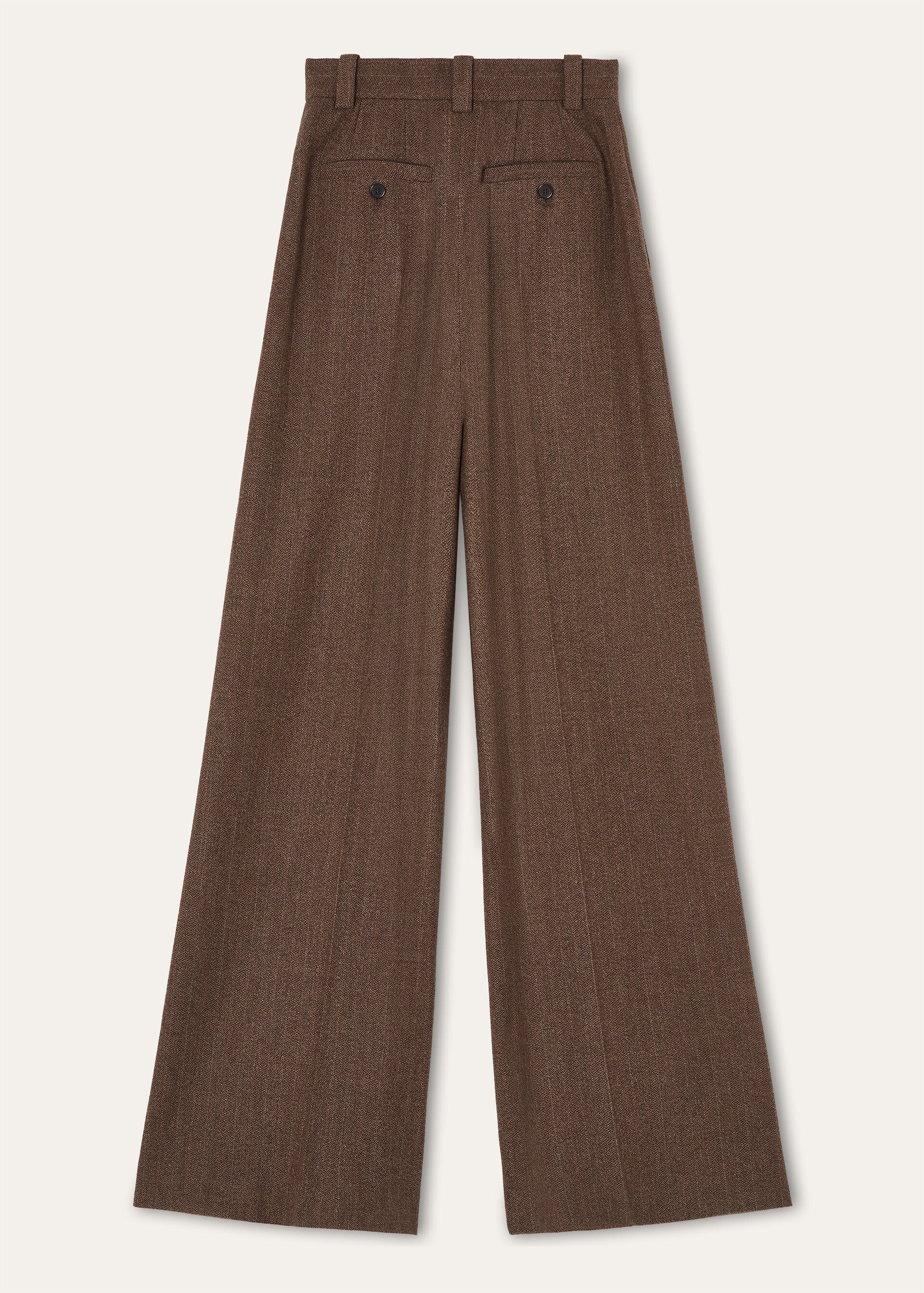 TIMON TROUSERS CHEVIOT WISH CASH