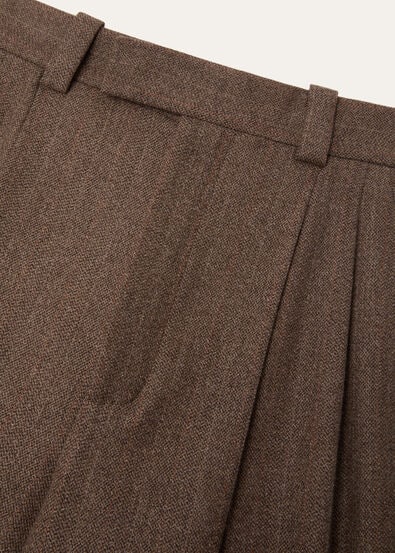 TIMON TROUSERS CHEVIOT WISH CASH