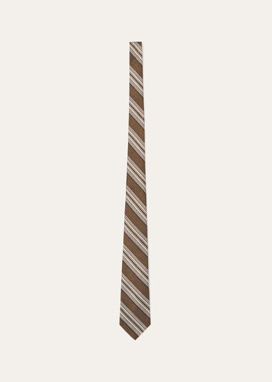 YALE TIE 8 ANDINO STRIPE SILK