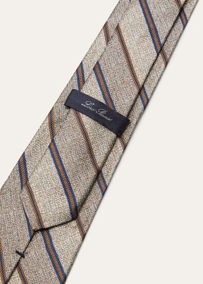 YALE TIE 8 REGIMENTAL SILK