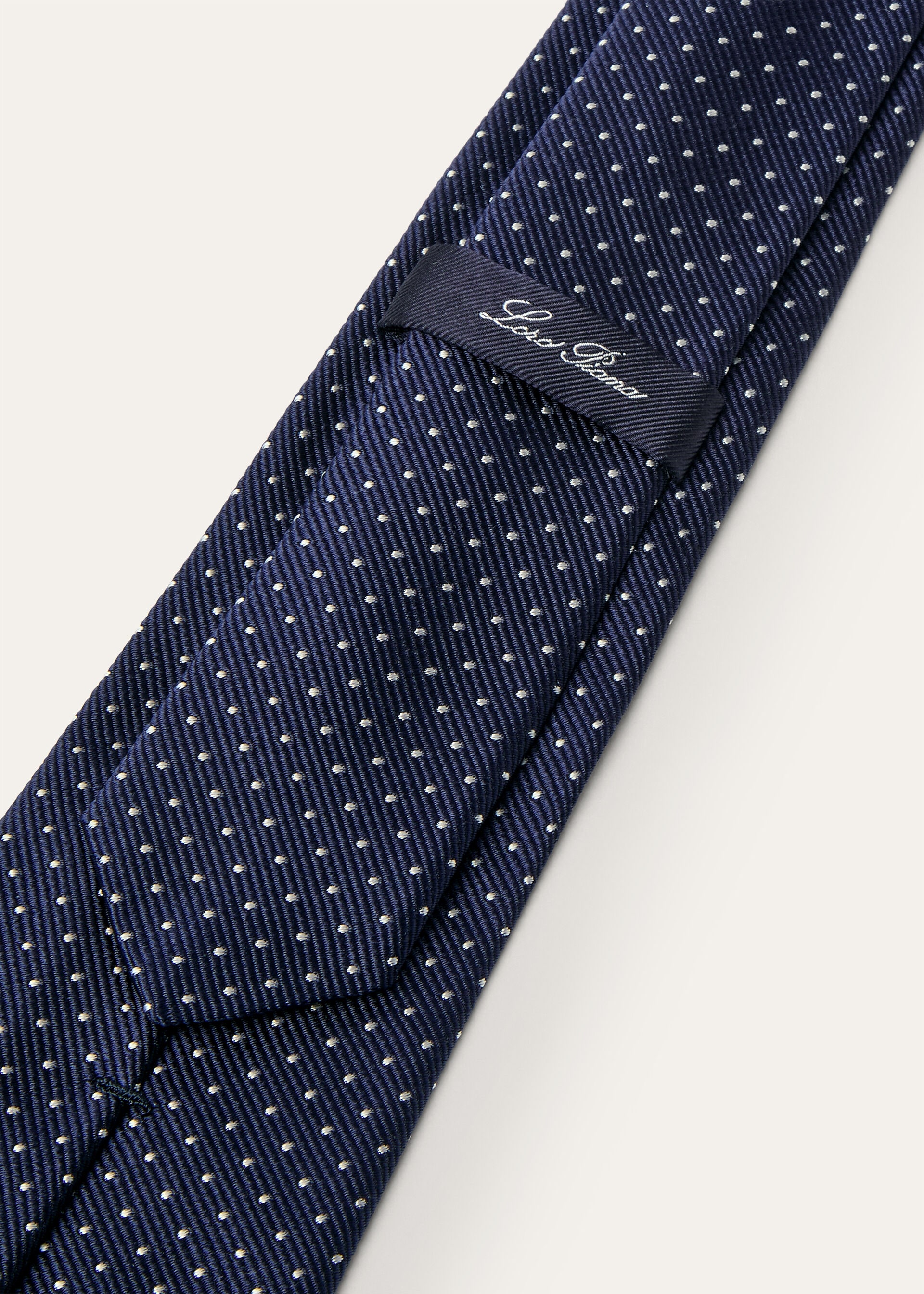 YALE TIE 8 MICRO POIS SILK