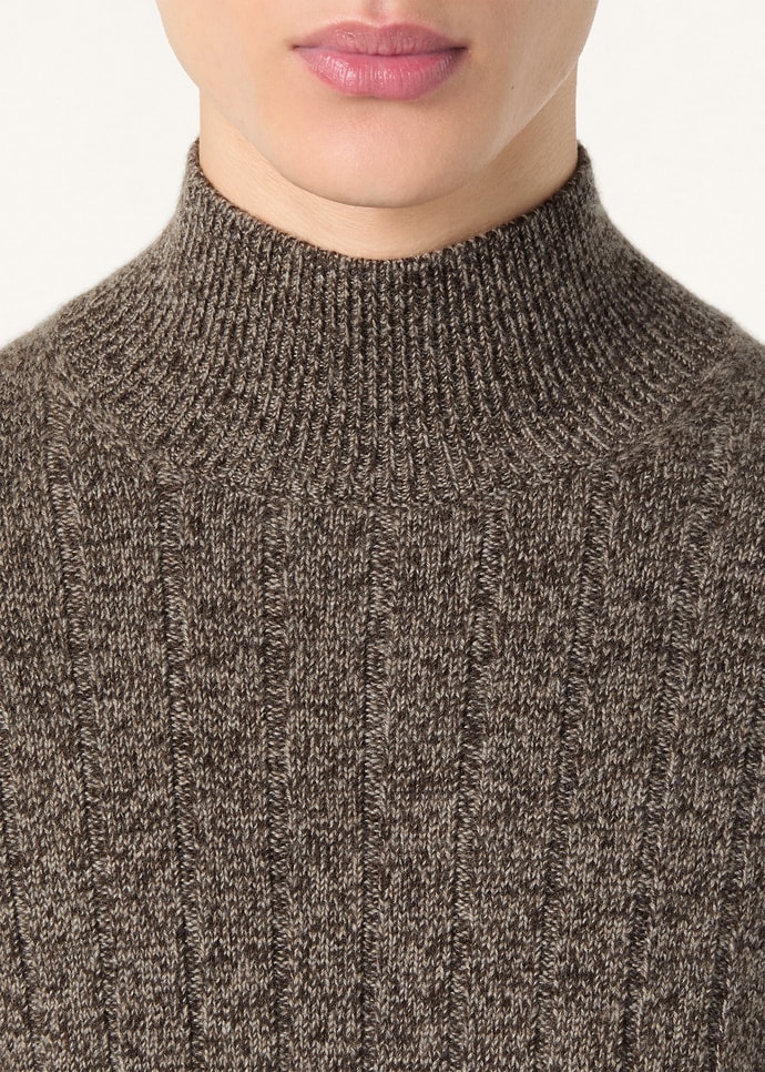 SHEEP MEADOW TURTLENECK SWEATER CASH WOOL GG 8_FAQ1471_J2BH_2