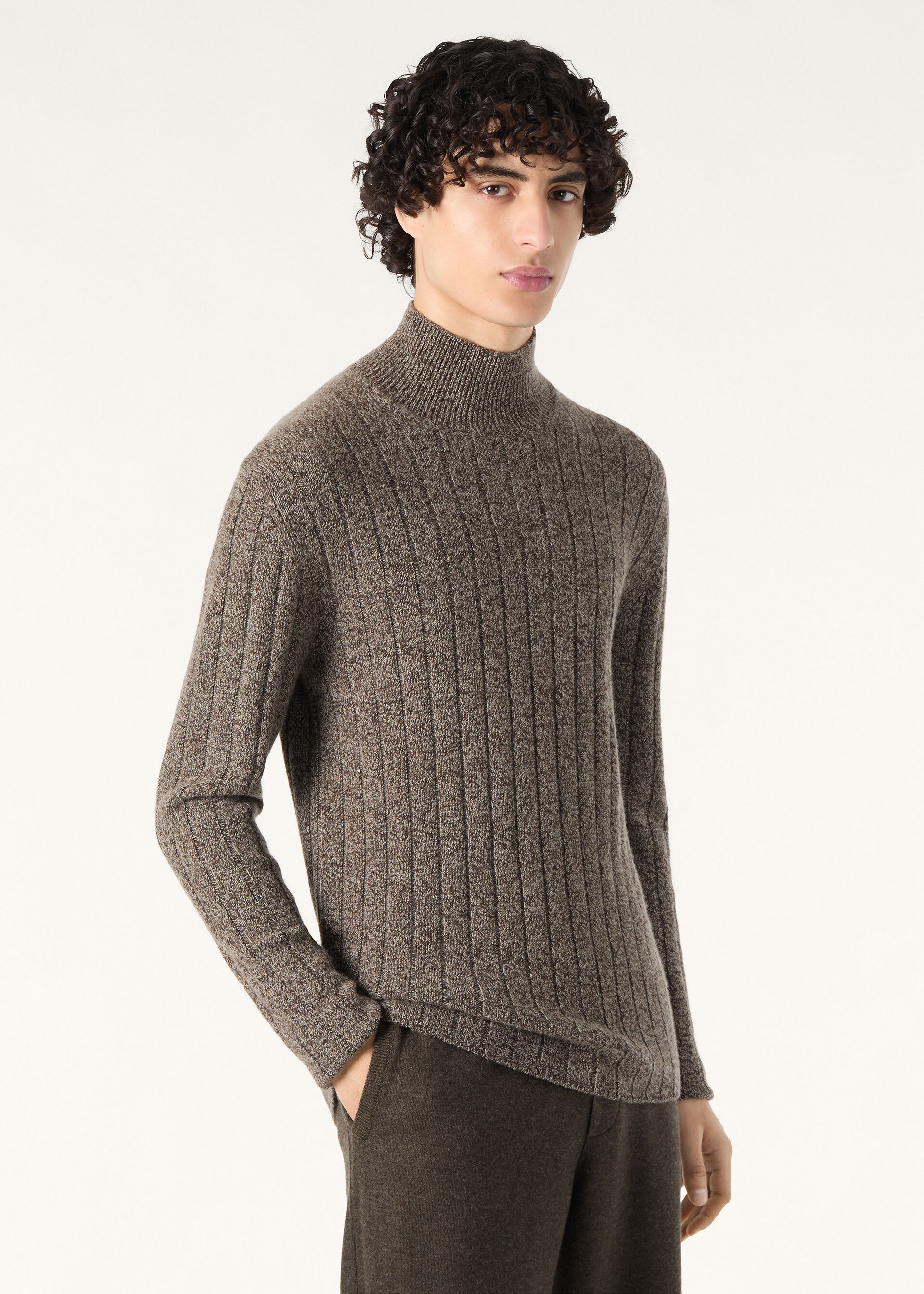 SHEEP MEADOW TURTLENECK SWEATER CASH WOOL GG 8