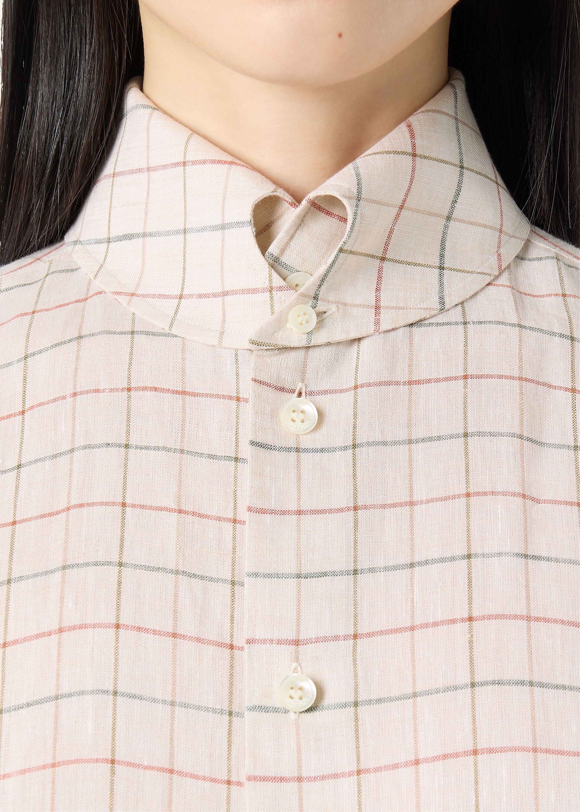THEA DYLAN COLLAR SHIRT SOLAIRE BELT