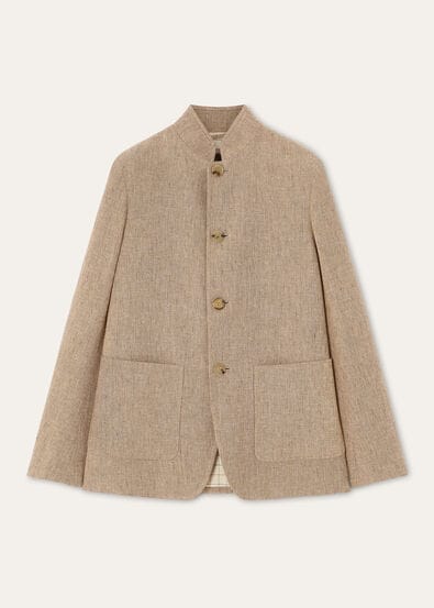 SPAGNA SB JACKET SARTORIAL LINEN CREPE