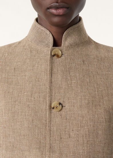 SPAGNA SB JACKET SARTORIAL LINEN CREPE