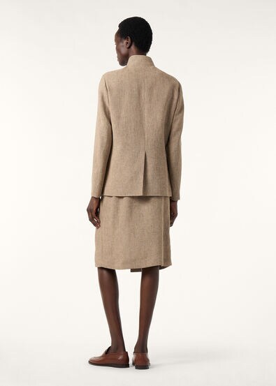 SPAGNA SB JACKET SARTORIAL LINEN CREPE