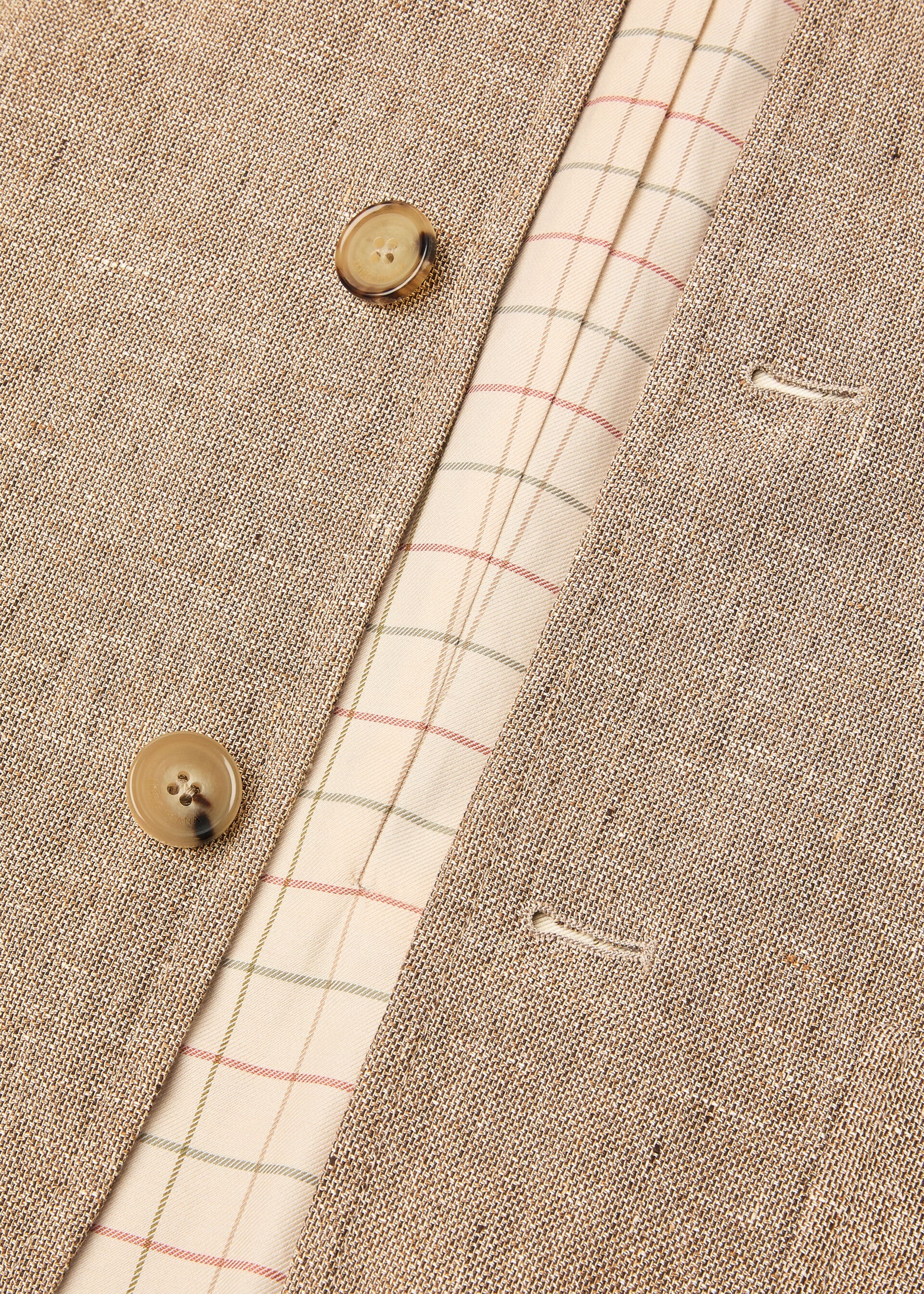 SPAGNA SB JACKET SARTORIAL LINEN CREPE