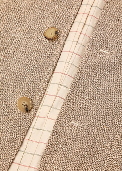 SPAGNA SB JACKET SARTORIAL LINEN CREPE