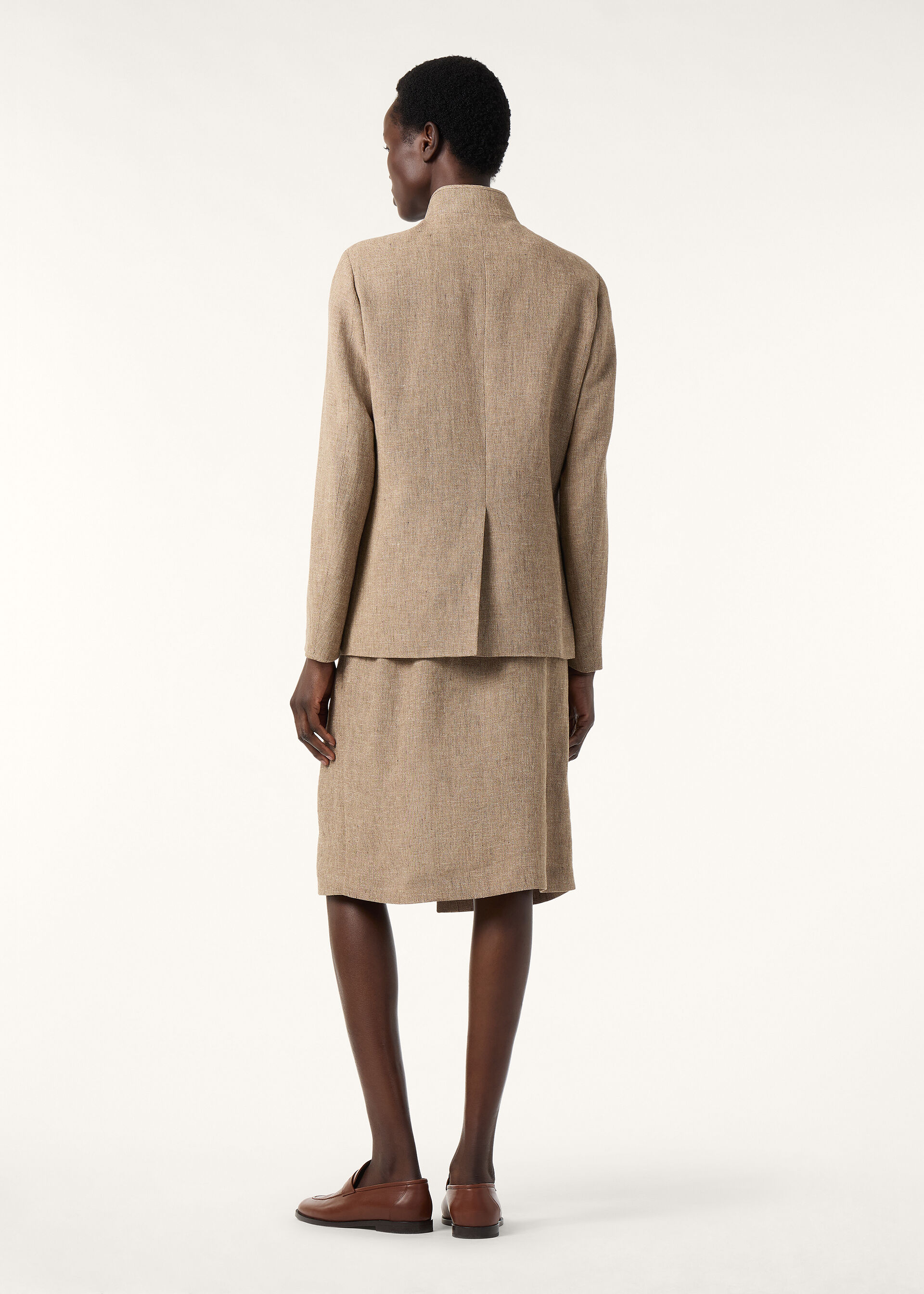 SPAGNA SB JACKET SARTORIAL LINEN CREPE