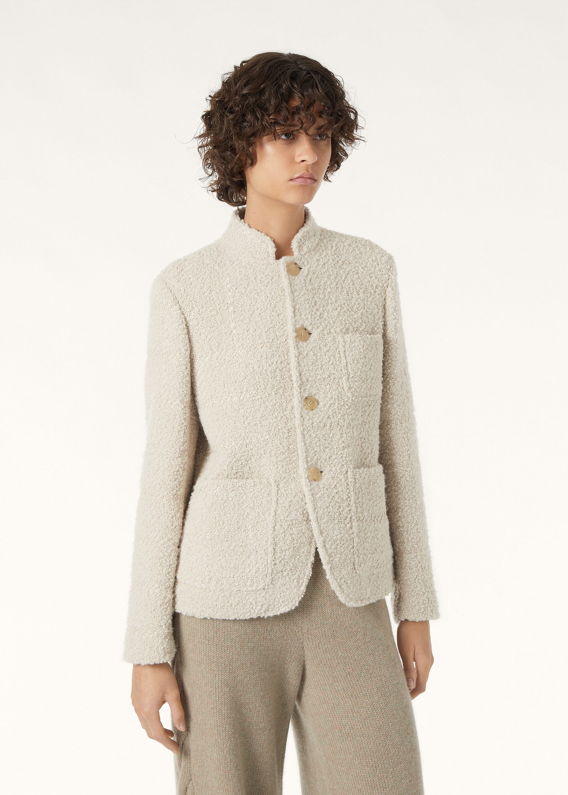 SPAGNA MINI SB JACKET BOUCLE' ALPACA