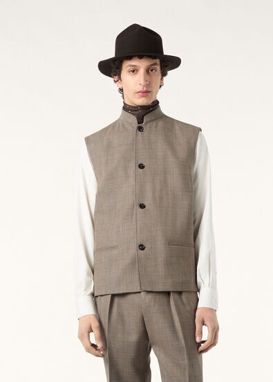 IRVING VEST SOPRA VISSO PRINCE OF WALES