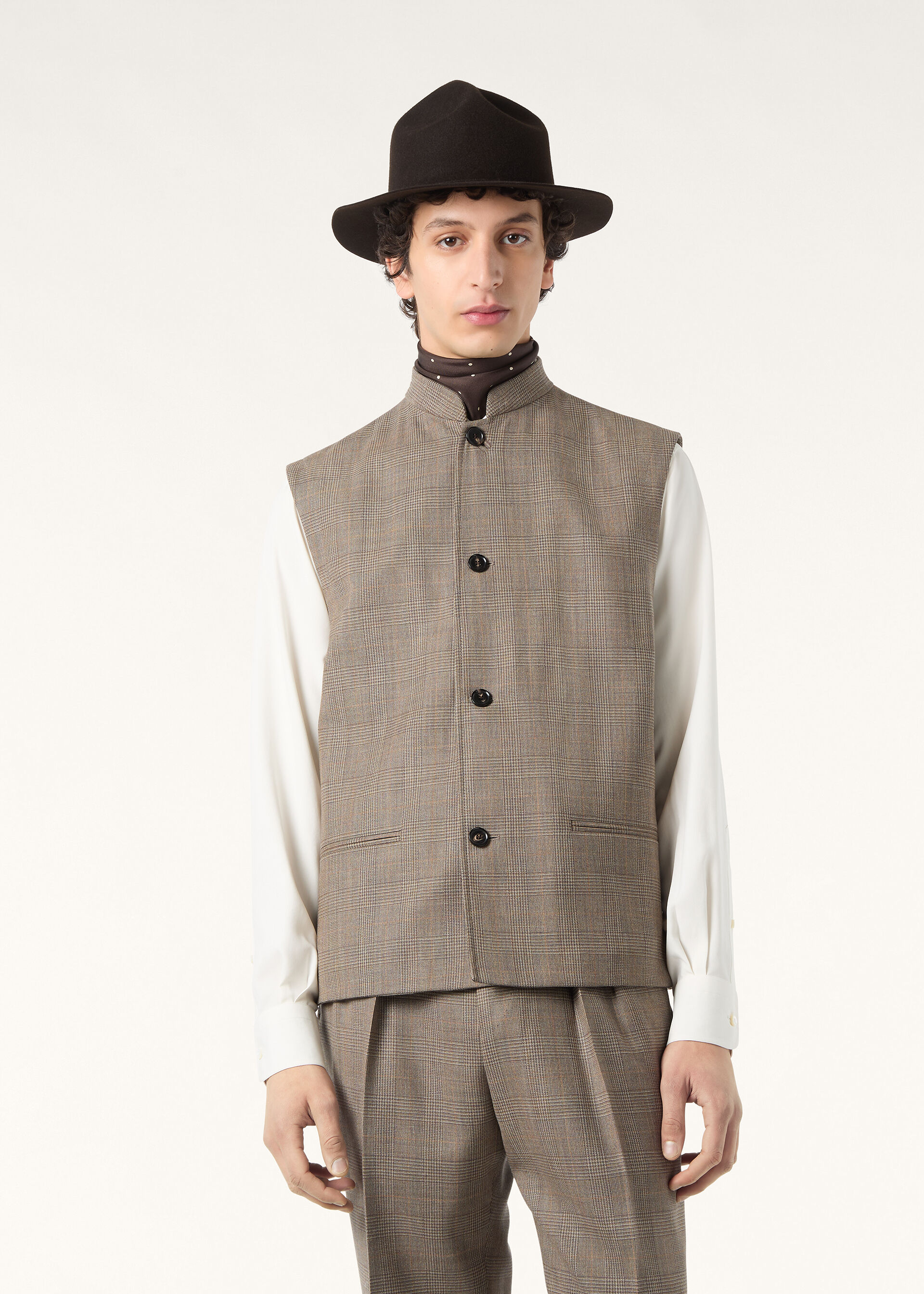 IRVING VEST SOPRA VISSO PRINCE OF WALES