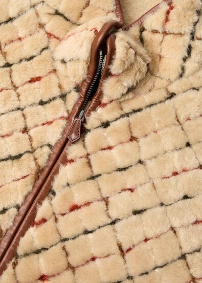 LYN EMBR. VEST LORO PIANA BELT EMBROIDERY