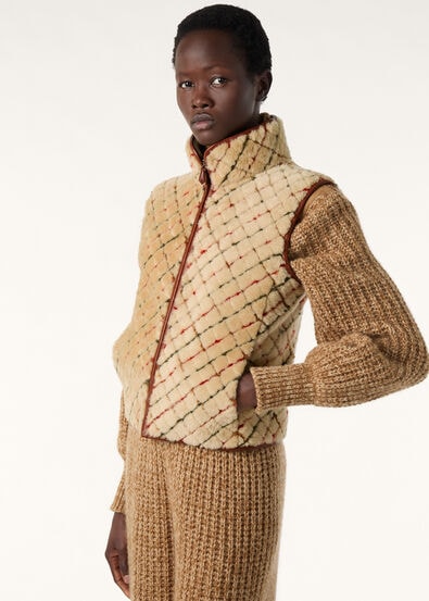 LYN EMBR. VEST LORO PIANA BELT EMBROIDERY