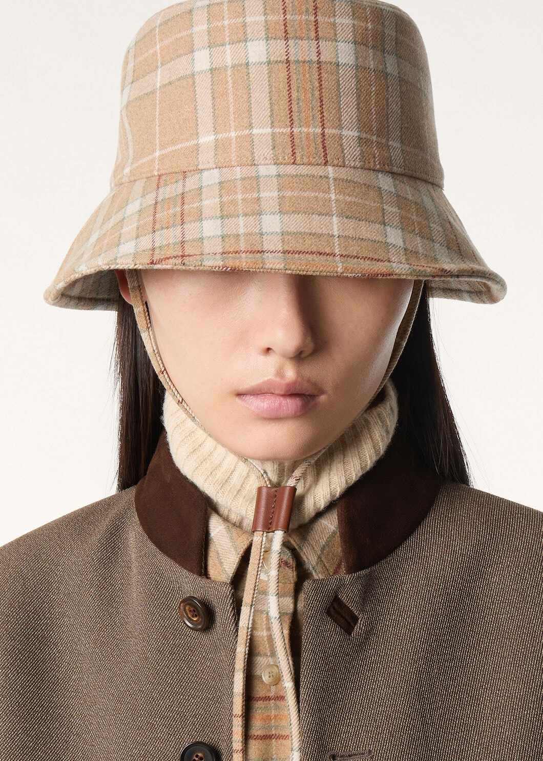 AGATA BUCKET LORO CLAN FLANNEL STORM