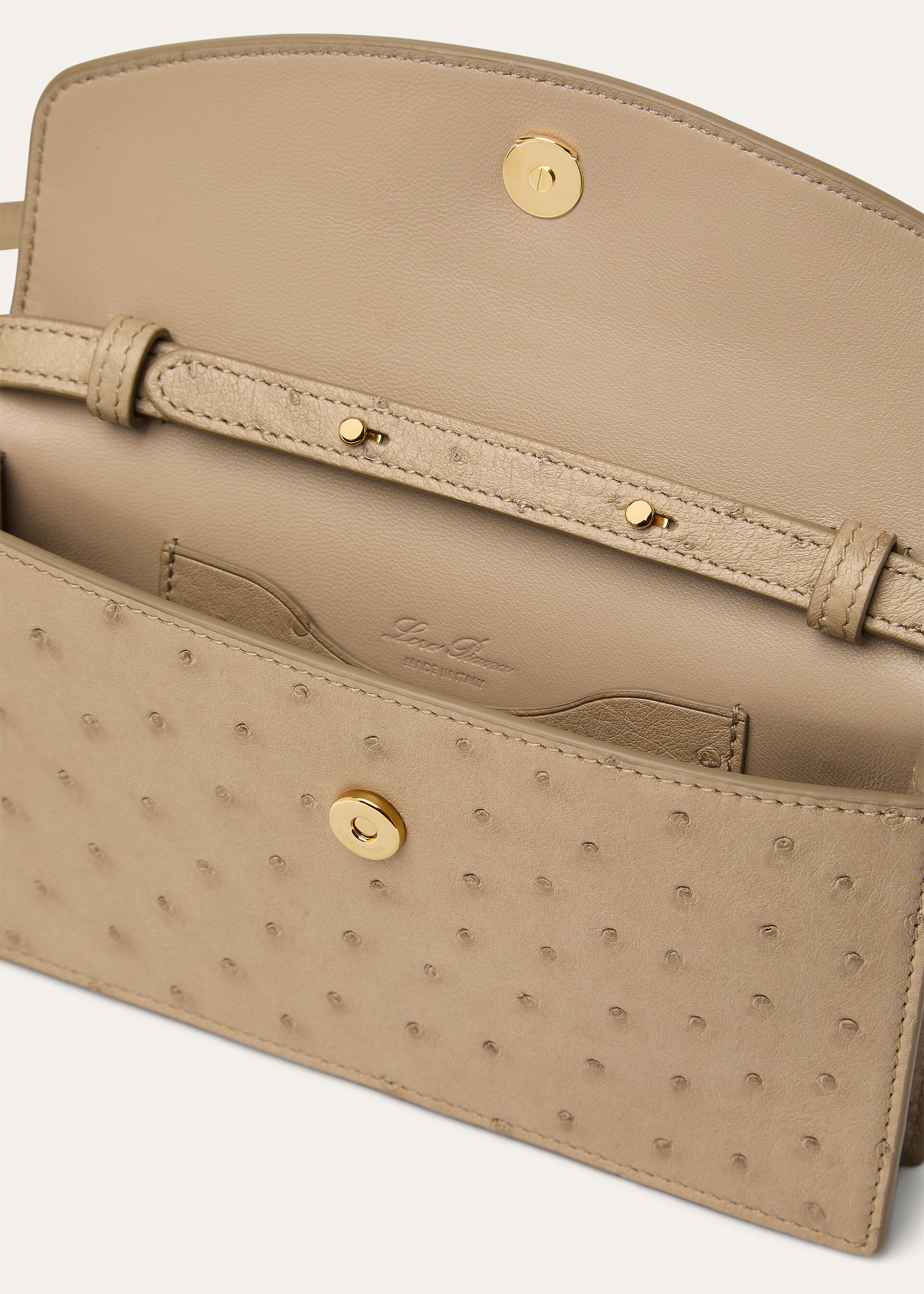 EXTRA POCHETTE OSTRICH SADDLE FINISH