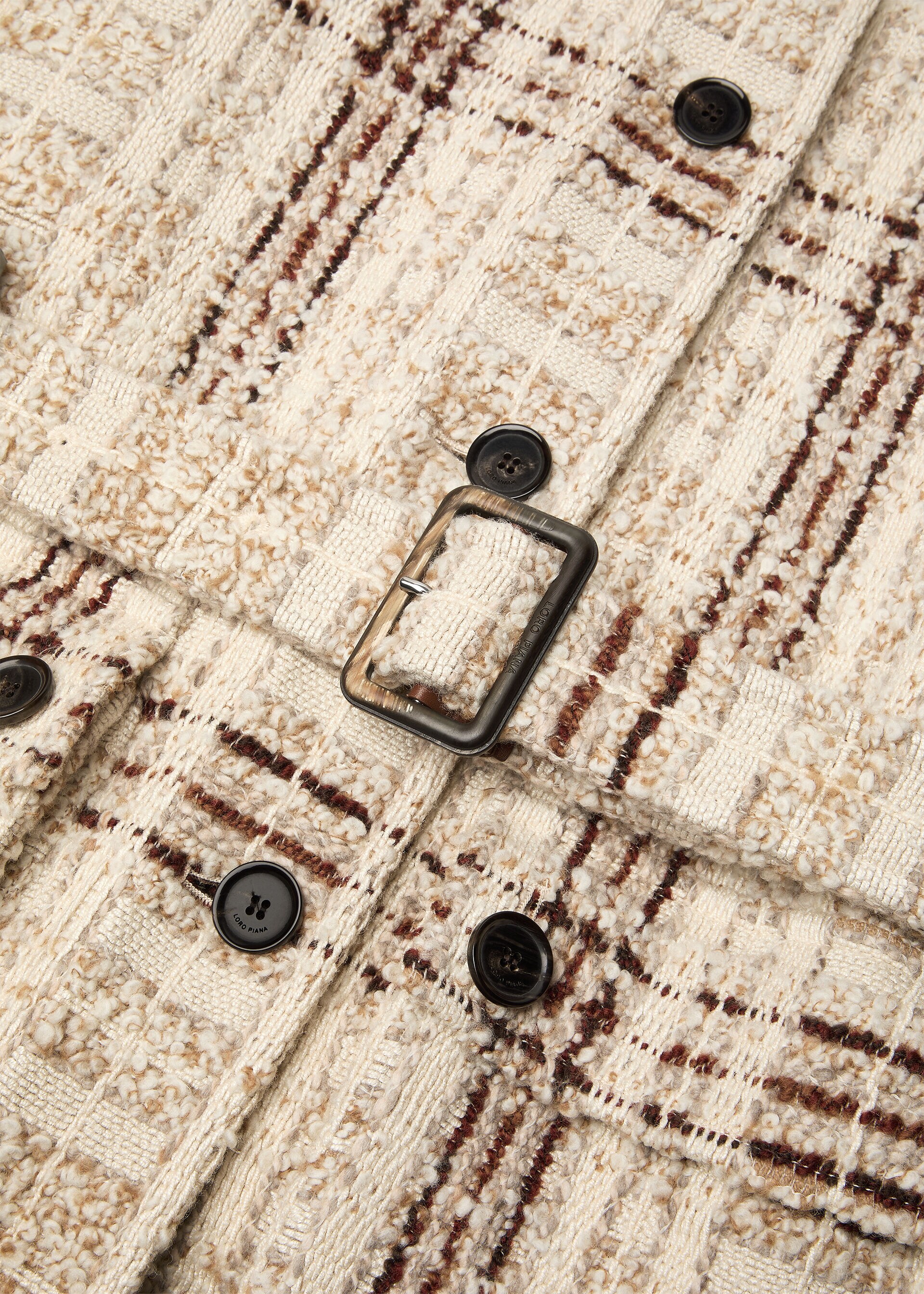 XANDRA FIELD JACKET CHECK TWEED