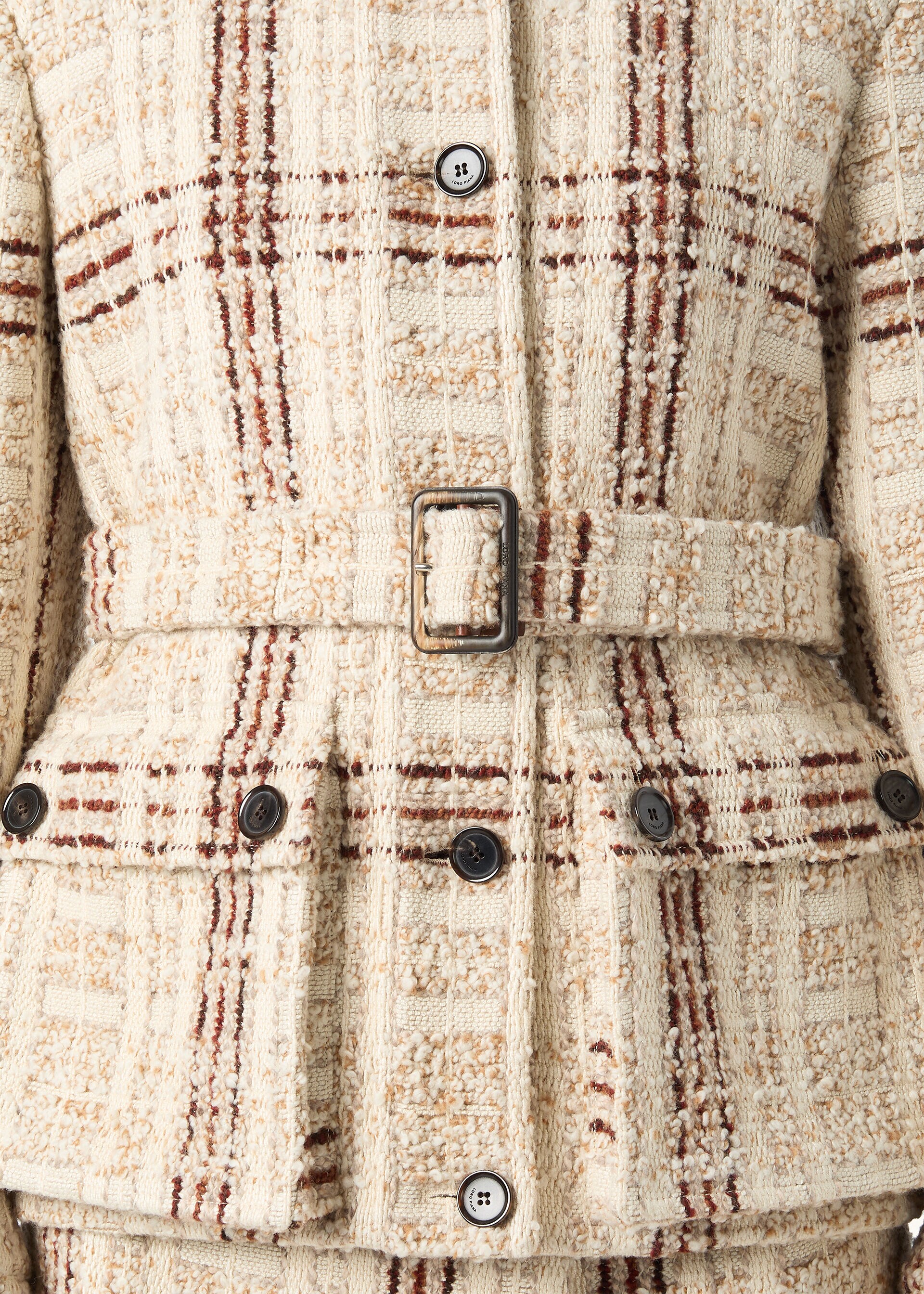 XANDRA FIELD JACKET CHECK TWEED