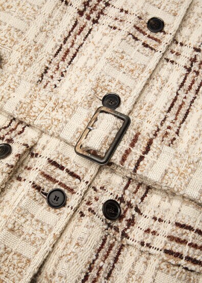 XANDRA FIELD JACKET CHECK TWEED