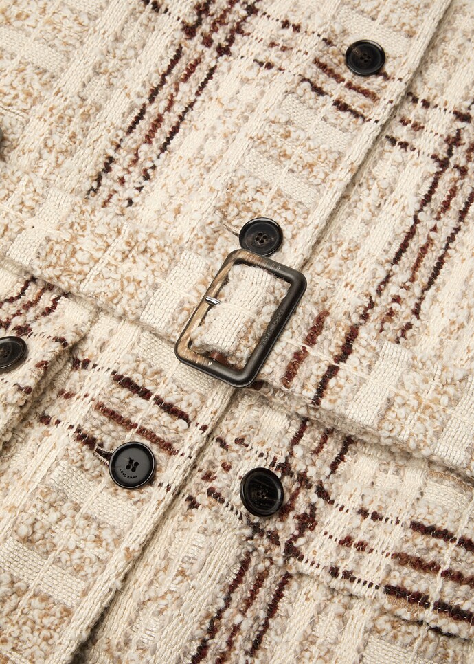 XANDRA FIELD JACKET CHECK TWEED_FAQ1656_F7JZ_8