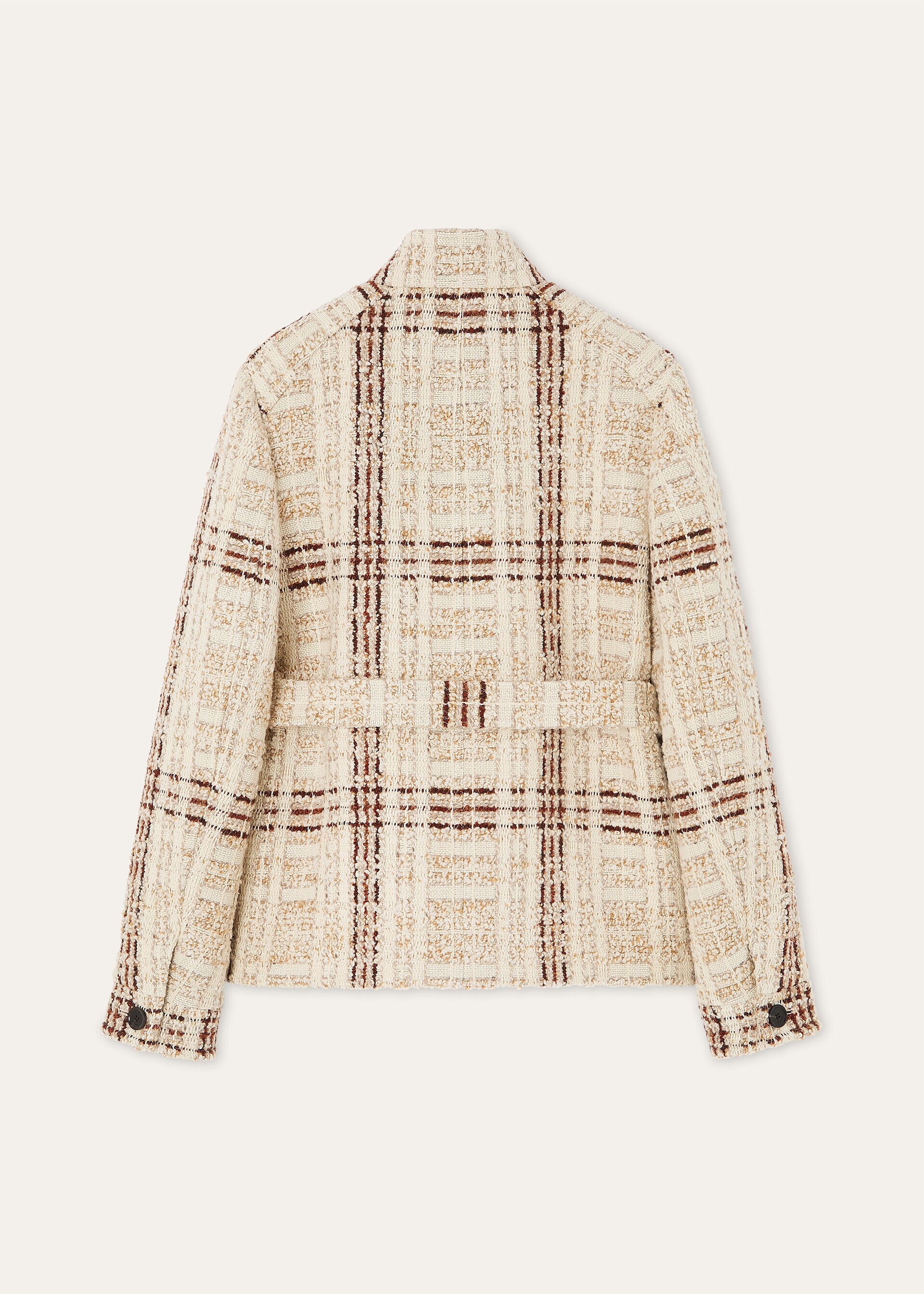 XANDRA FIELD JACKET CHECK TWEED