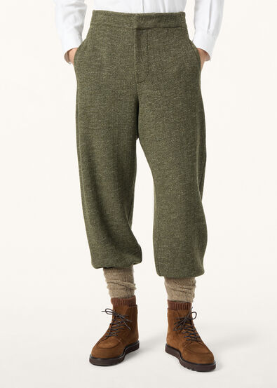 CELLINA PANTS MOULINE WOOL LINEN SILK