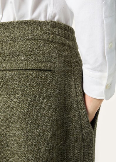CELLINA PANTS MOULINE WOOL LINEN SILK