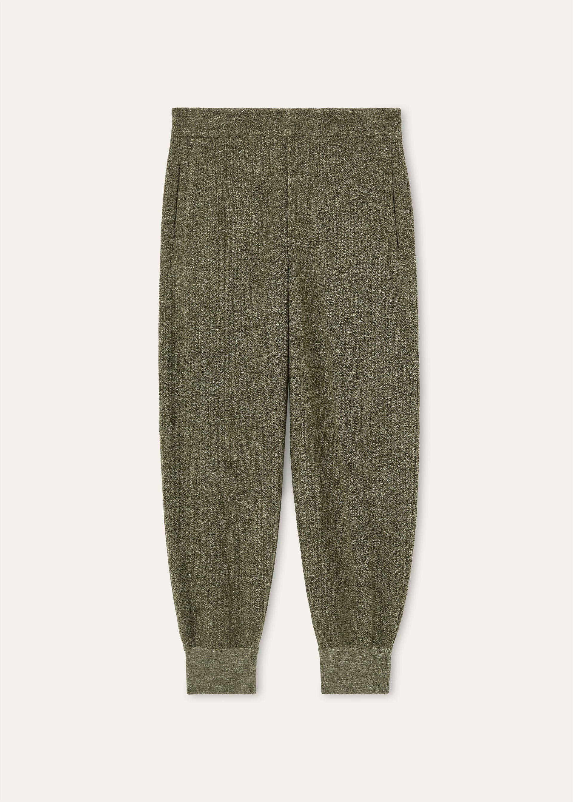 CELLINA PANTS MOULINE WOOL LINEN SILK