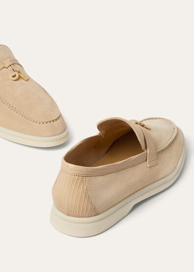 SUMMER CHARMS WALK SILKY SUEDE & LIZARD