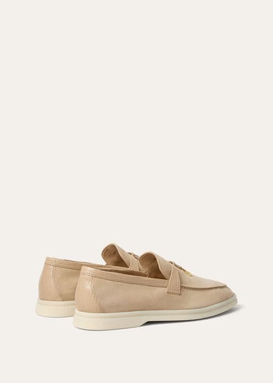 SUMMER CHARMS WALK SILKY SUEDE & LIZARD
