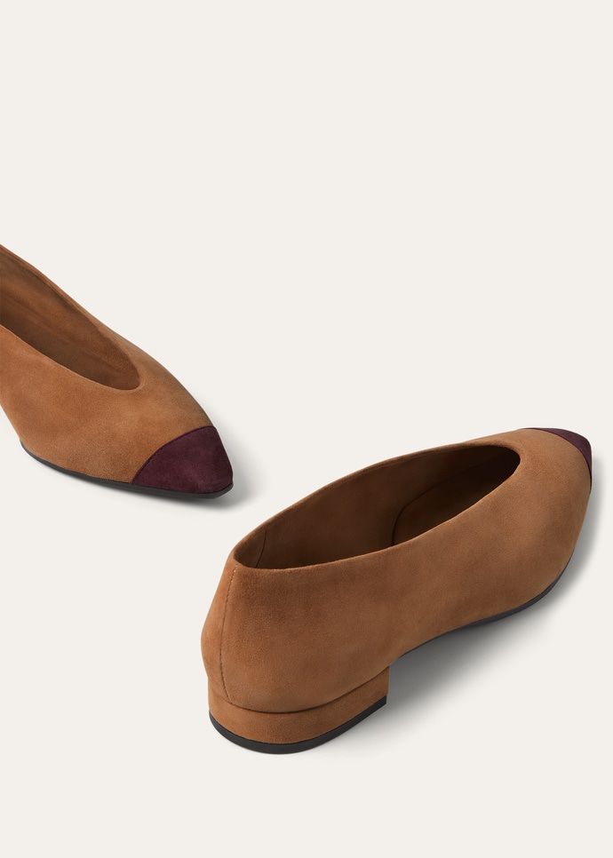 REBECCA CAP TOE BALLERINA VELVET SUED_FAQ1688_B5M4_7