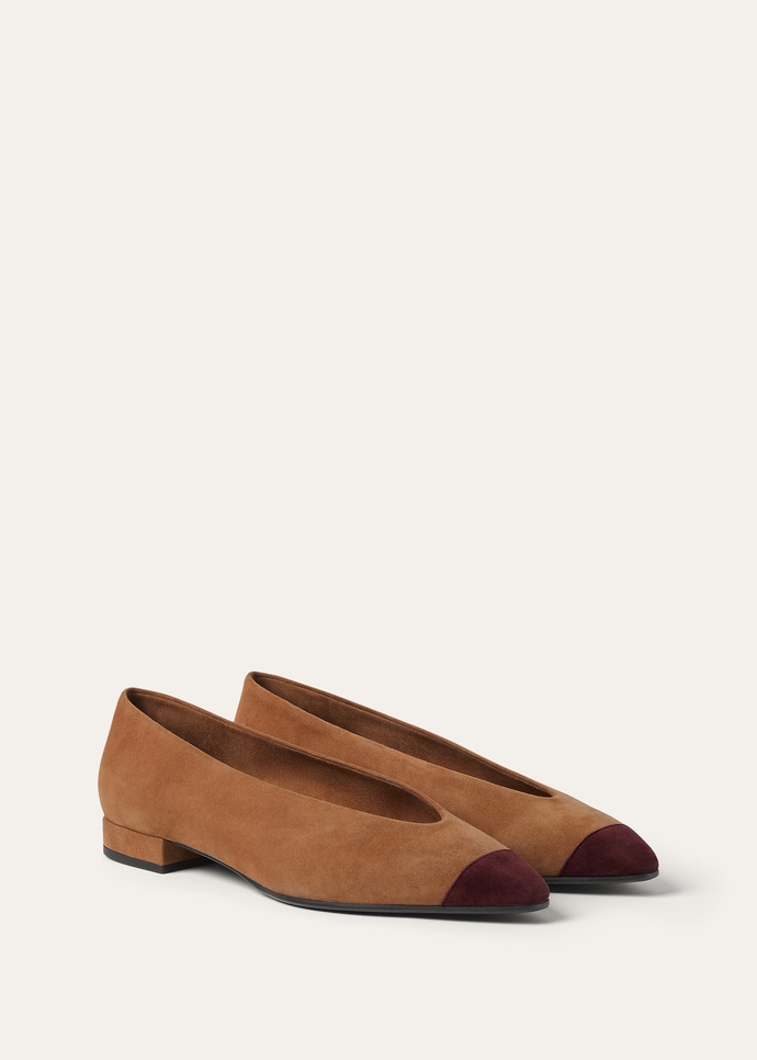 REBECCA CAP TOE BALLERINA VELVET SUED_FAQ1688_B5M4_3