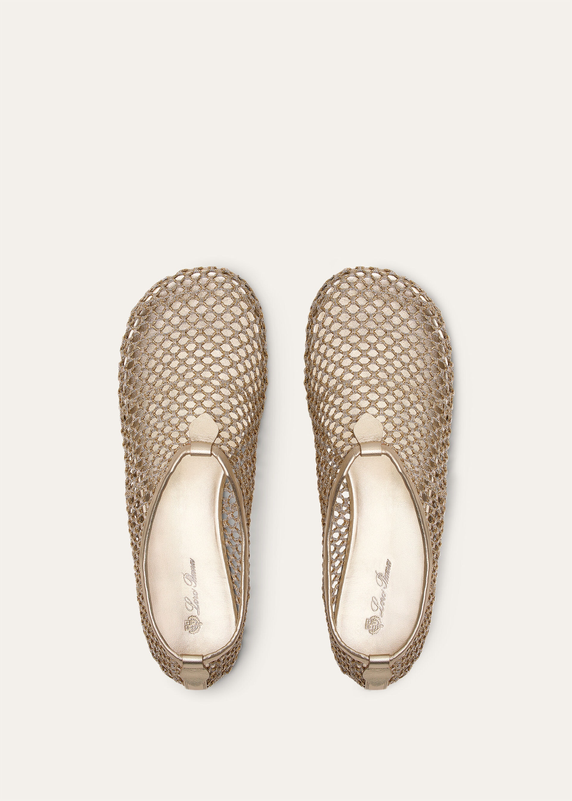 FLOATY FLAT LUREX MESH & METALLIC LAMBSKIN