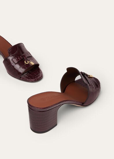 SUMMER CHARMS HEELED MULE T55 INFINITO CROCODILE