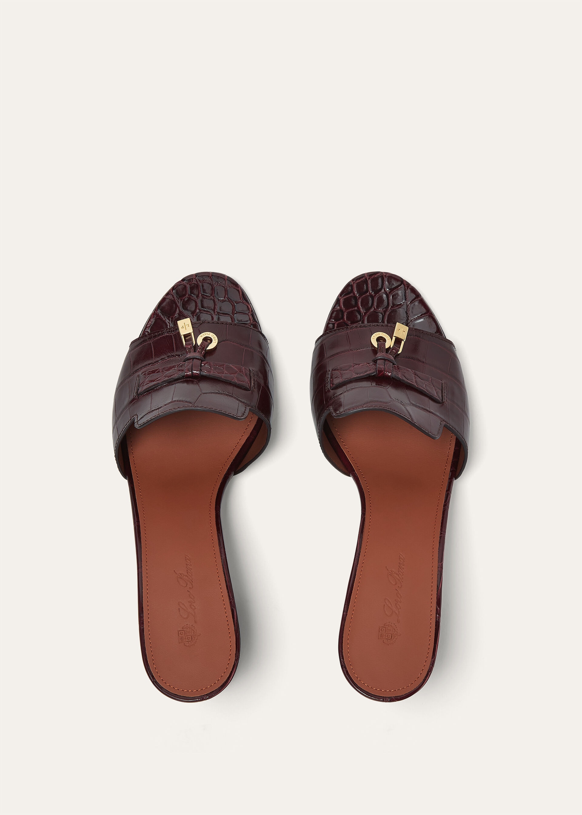 SUMMER CHARMS HEELED MULE T55 INFINITO CROCODILE