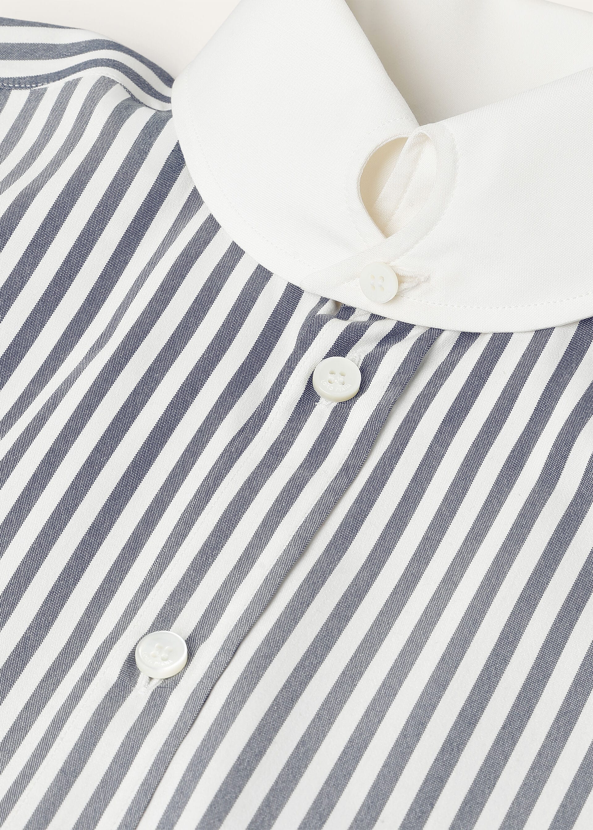 THEA DYLAN COLLAR SHIRT TELA SHAPPE STRIPES