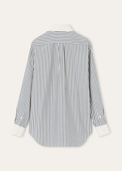 THEA DYLAN COLLAR SHIRT TELA SHAPPE STRIPES