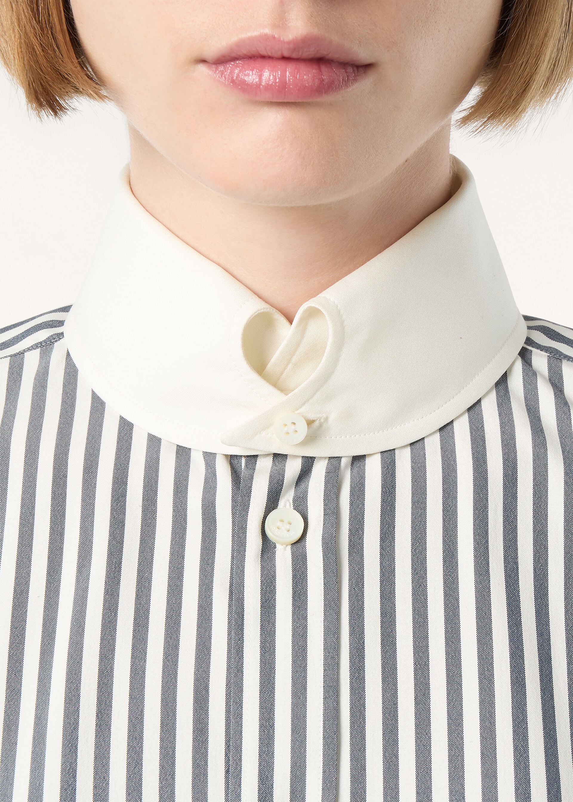 THEA DYLAN COLLAR SHIRT TELA SHAPPE STRIPES
