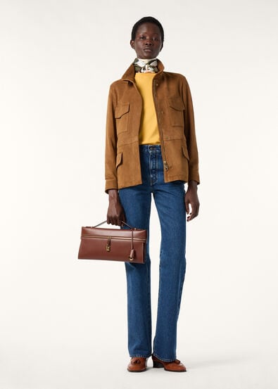TRAVELLER MINI FIELD JACKET INT.NAT.FULL-GR.LEA.
