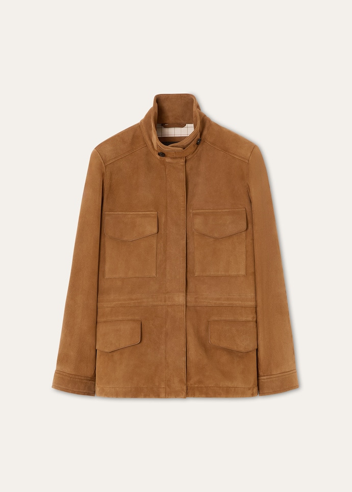 TRAVELLER MINI FIELD JACKET INT.NAT.FULL-GR.LEA._FAQ1739_E186_42_5