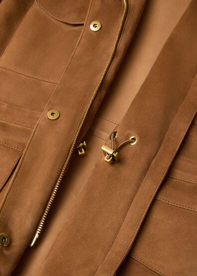 TRAVELLER MINI FIELD JACKET INT.NAT.FULL-GR.LEA.