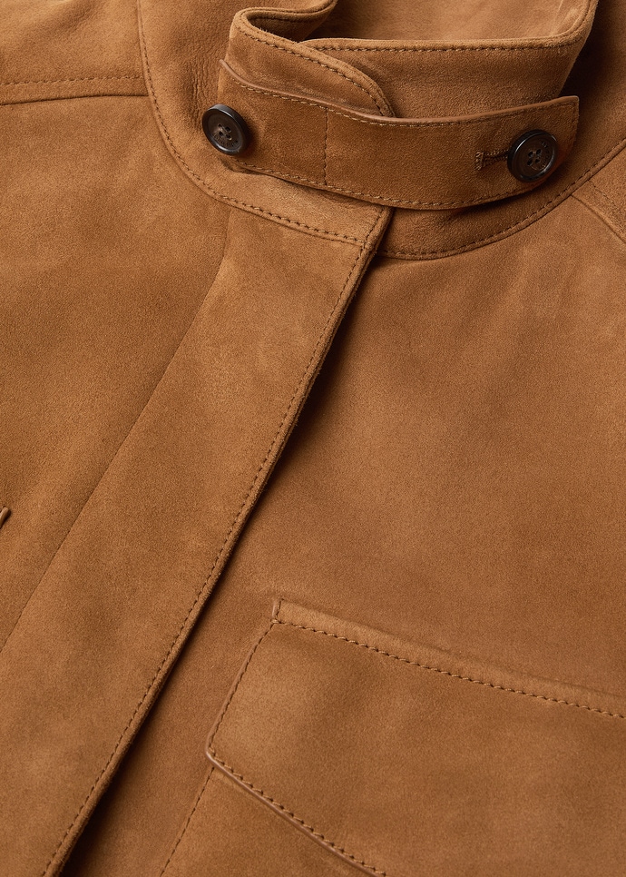 TRAVELLER MINI FIELD JACKET INT.NAT.FULL-GR.LEA._FAQ1739_E186_42_7