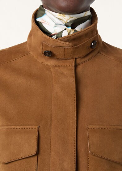 TRAVELLER MINI FIELD JACKET INT.NAT.FULL-GR.LEA.