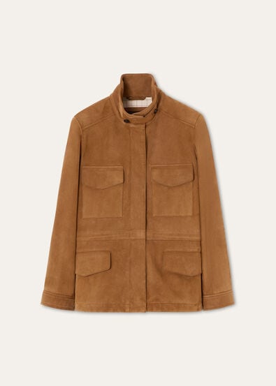 TRAVELLER MINI FIELD JACKET INT.NAT.FULL-GR.LEA.