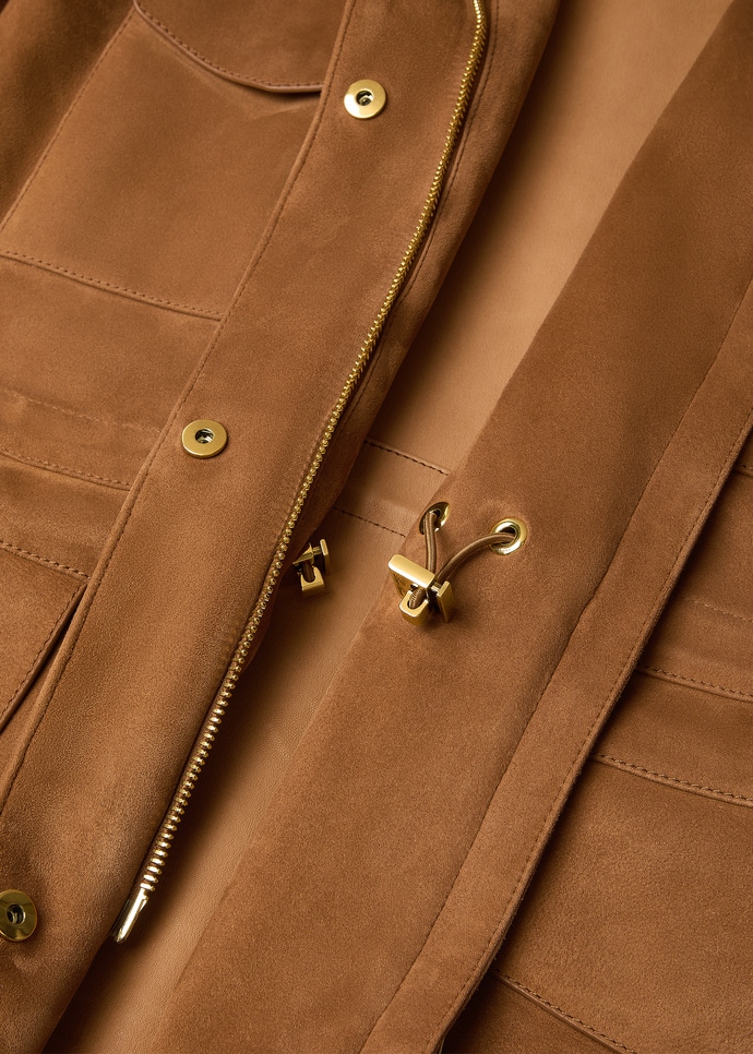 TRAVELLER MINI FIELD JACKET INT.NAT.FULL-GR.LEA._FAQ1739_E186_42_8