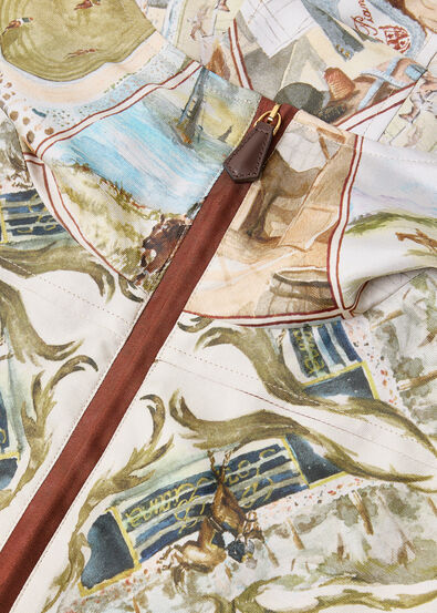 RAFAEL BOMBER LORO PIANA ARENA SILK TWILL