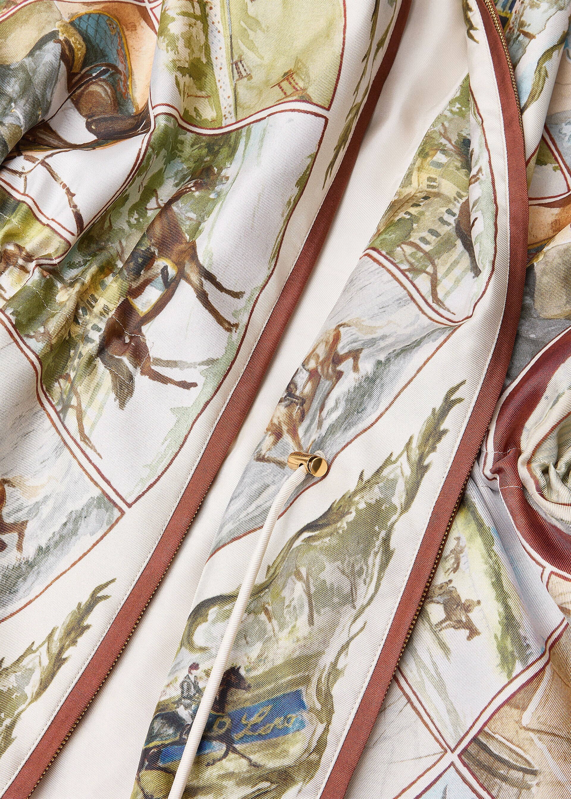 RAFAEL BOMBER LORO PIANA ARENA SILK TWILL