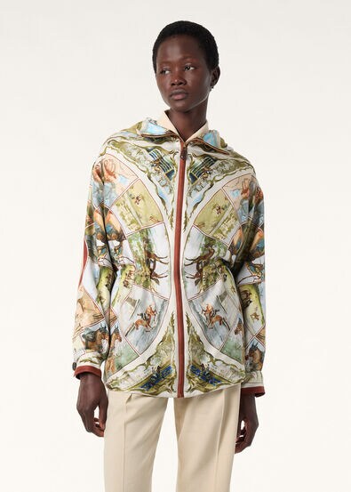 RAFAEL BOMBER LORO PIANA ARENA SILK TWILL